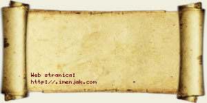 Dimitrije Crnjin vizit kartica